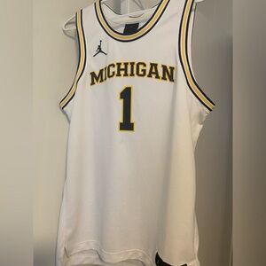 Michigan Wolverines Jordan Basketball Jersey